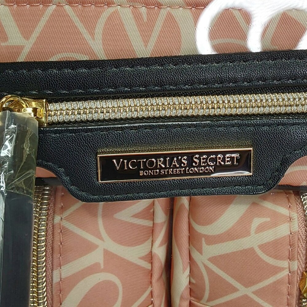 'VICTORIA'S SECRET' LOGO SIGNATURE TRAIN CASE 4 - PIECE SET - Picture 8 of 16